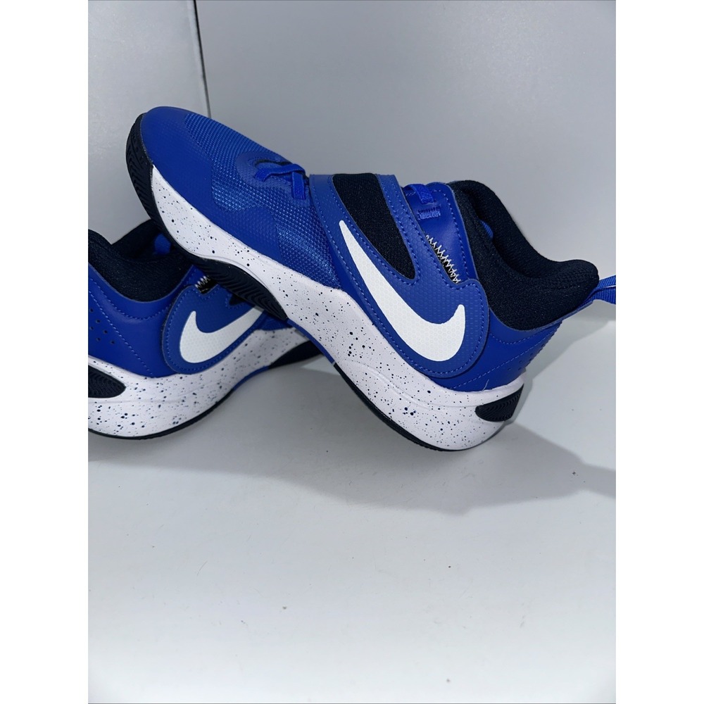 Nike Team Hustle D 11 DV8996-400‎ Kids US 6Y Blue White Basketball Shoes X1376 - Picture 5 of 7